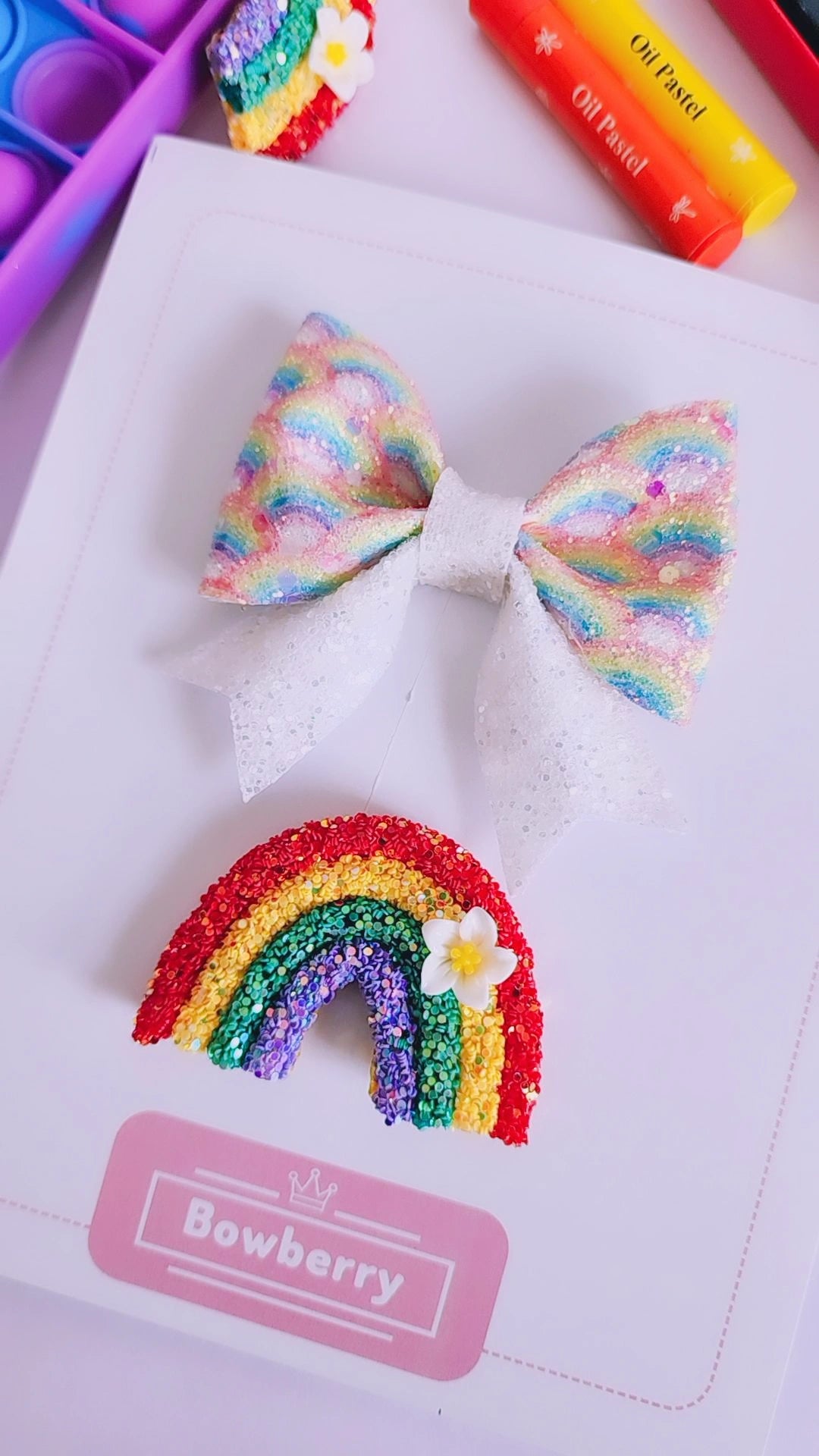 Iris Rainbow Clip Set