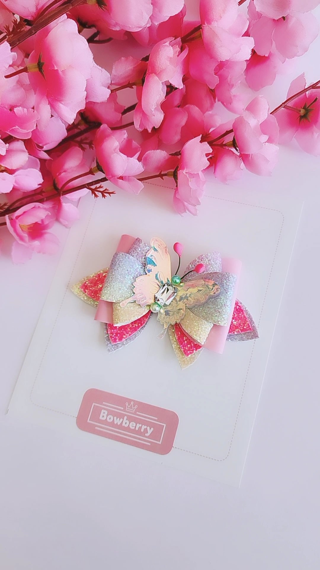 Dreamy Butterfly bow clip