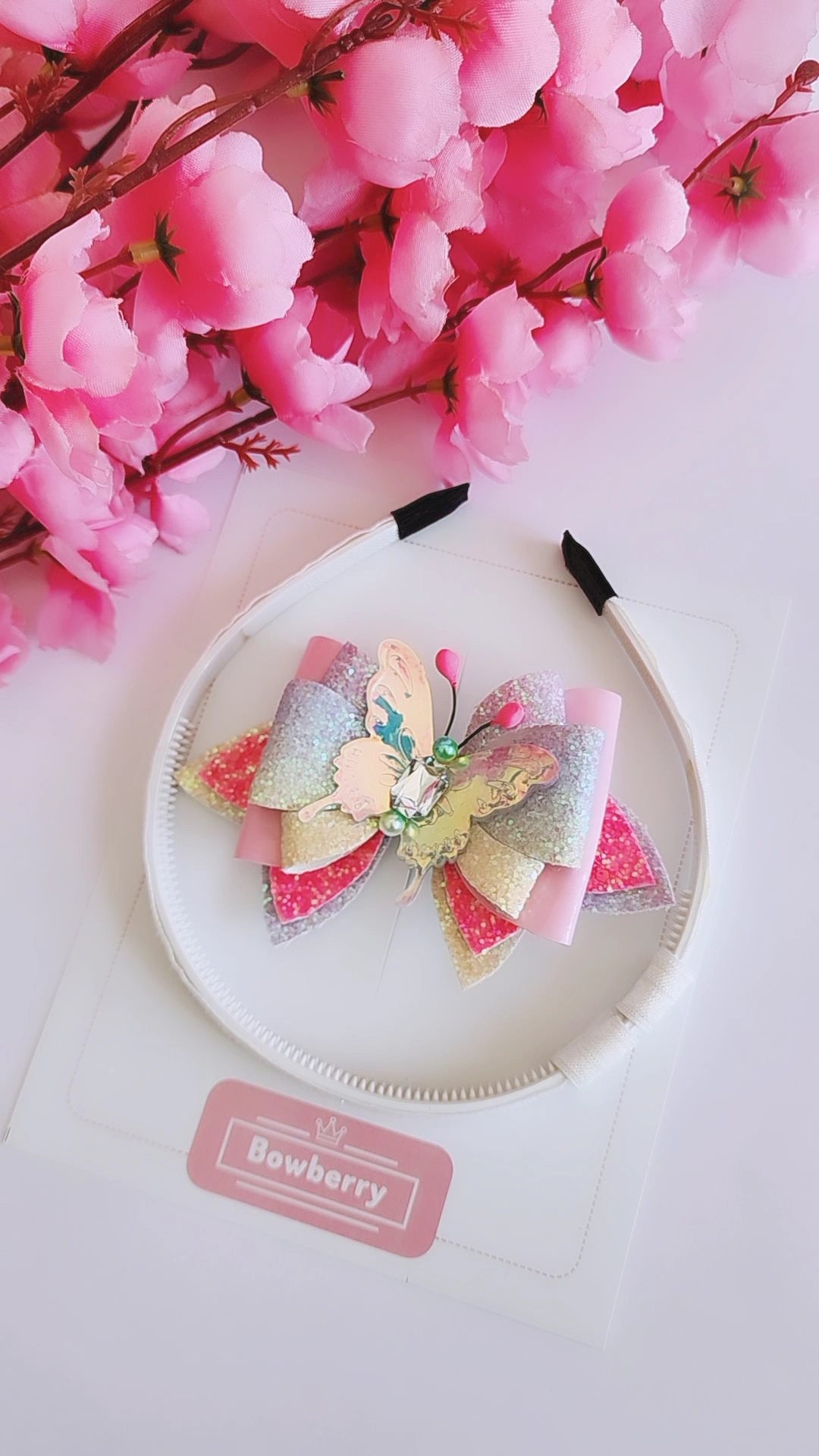 Dreamy Butterfly bow with Detachable hairband