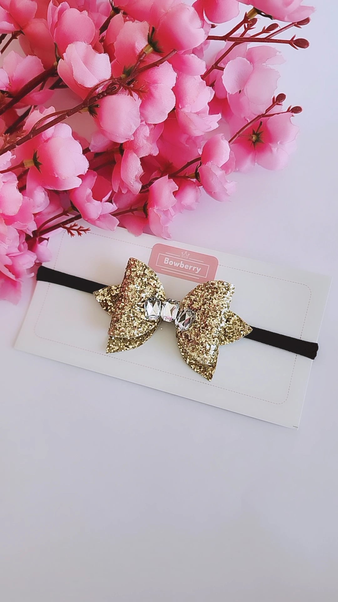 Golden Taj bow headband