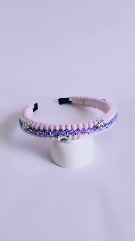 Lilac Stone Embellished hairband