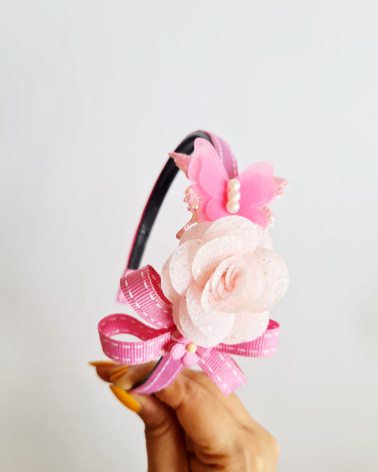 Pink Rosy hairband