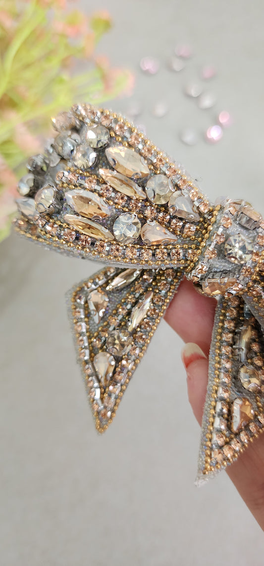 Sophia Embellished Bow Clip